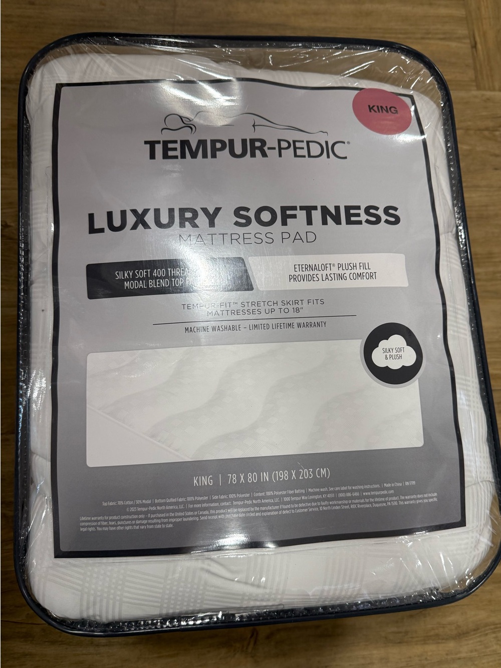 TEMPUR-PEDIC LUXURY SOFTNESS
MATTRESS PAD